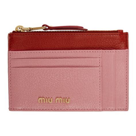 miu miu cherry card holder